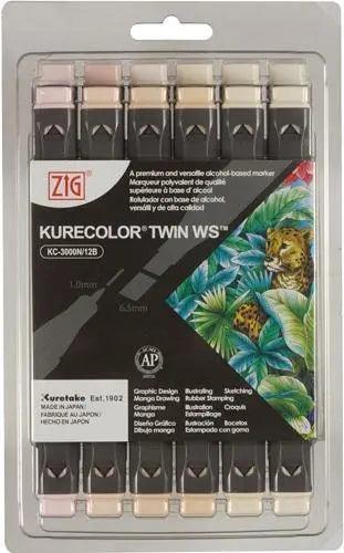 ZIG Kurecolor KC-3000N/12B10 Neutral & Natural Colours The Stationers